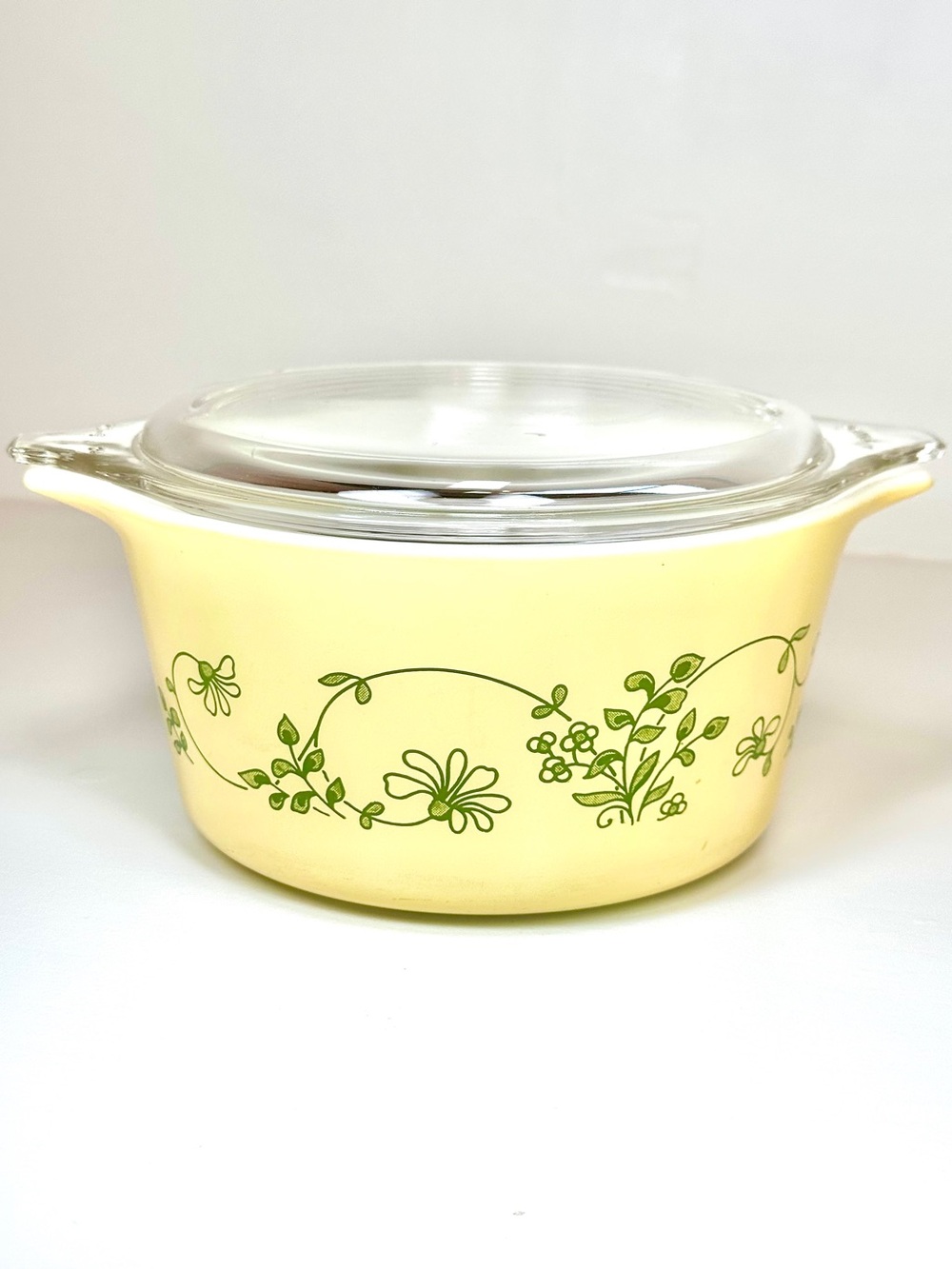 Vintage Pyrex 473-B Shenandoah Lidded Casserole 1 Quart
